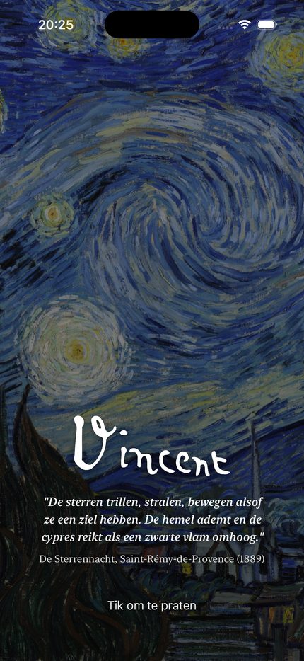 VincentChat sterrennacht